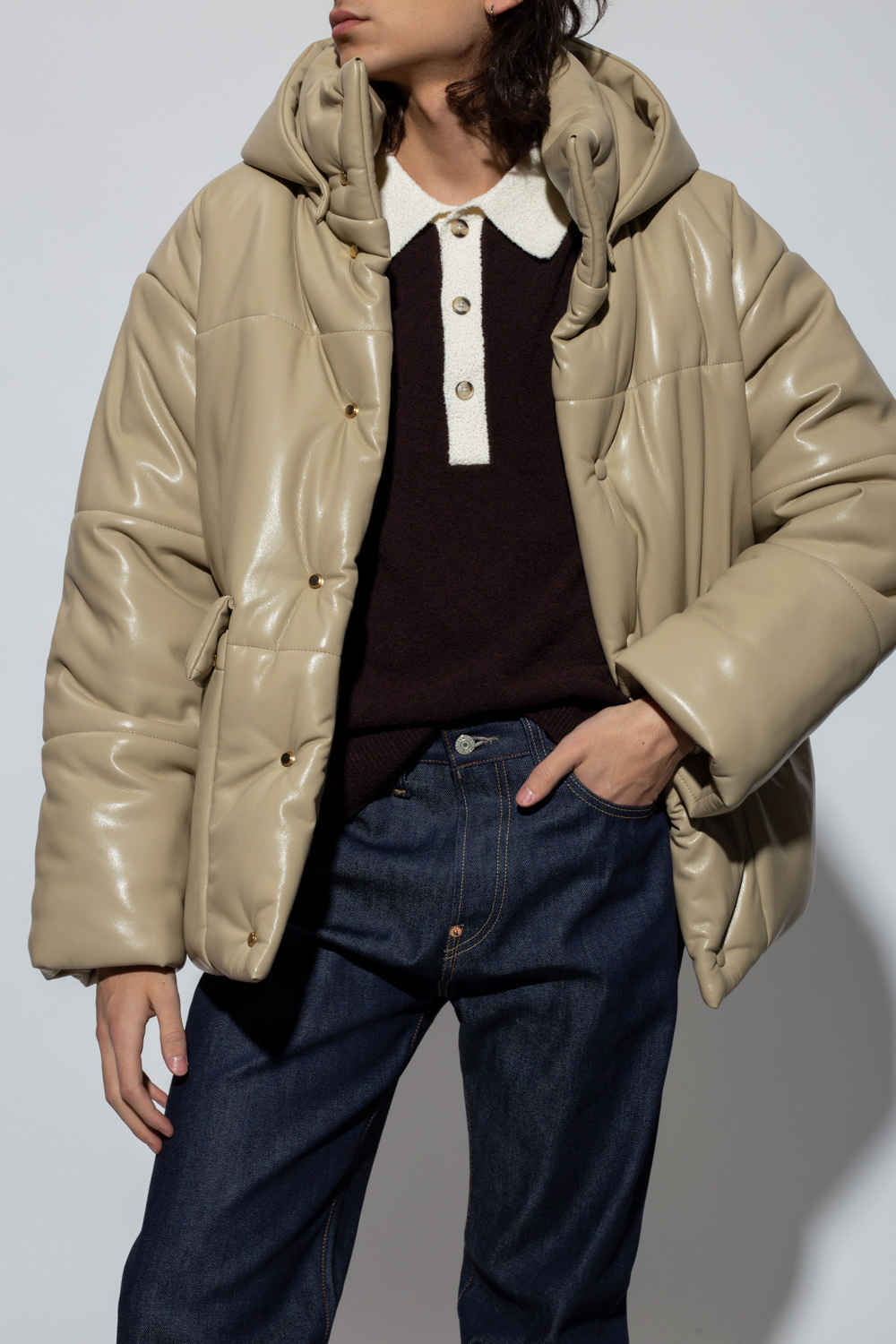 Nanushka hide outlet jacket